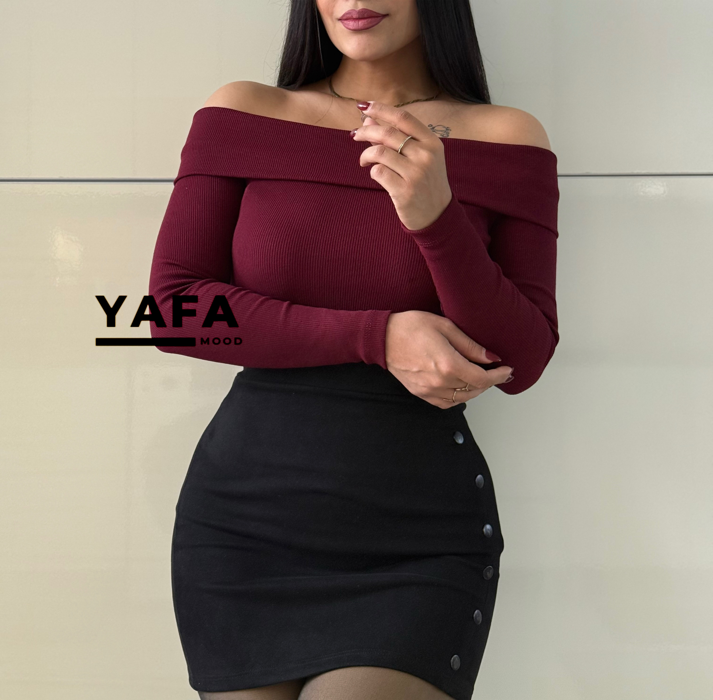 بلوز یقه قایقی